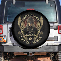 Shield Maiden Spare Tire Cover I Am The Danger Female Warrior Scandinavian Folklore Mythology