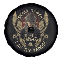Shield Maiden Spare Tire Cover I Am The Danger Female Warrior Scandinavian Folklore Mythology