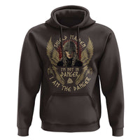 Shield Maiden Hoodie I Am The Danger Female Warrior Scandinavian Folklore Mythology