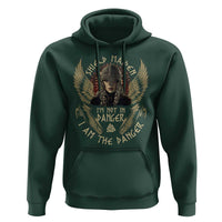 Shield Maiden Hoodie I Am The Danger Female Warrior Scandinavian Folklore Mythology