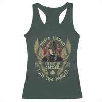 Shield Maiden Racerback Tank Top I Am The Danger Female Warrior Scandinavian Folklore Mythology