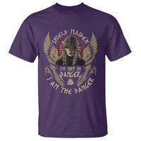 Shield Maiden T Shirt I Am The Danger Female Warrior Scandinavian Folklore Mythology