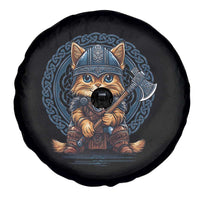 Nordic Norse Viking Cat Warrior Spare Tire Cover