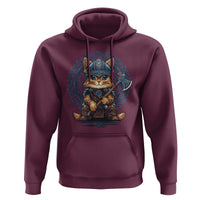 Nordic Norse Viking Cat Warrior Hoodie