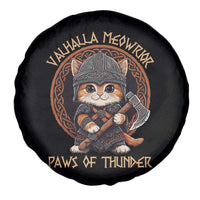Viking Cat Spare Tire Cover Norse Mythology Cat Warrior