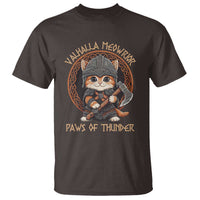 Viking Cat T Shirt Norse Mythology Cat Warrior