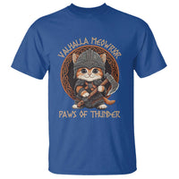 Viking Cat T Shirt Norse Mythology Cat Warrior