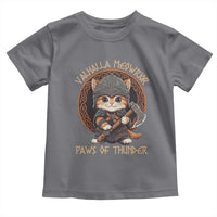 Viking Cat Toddler T Shirt Norse Mythology Cat Warrior