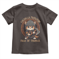 Viking Cat Toddler T Shirt Norse Mythology Cat Warrior