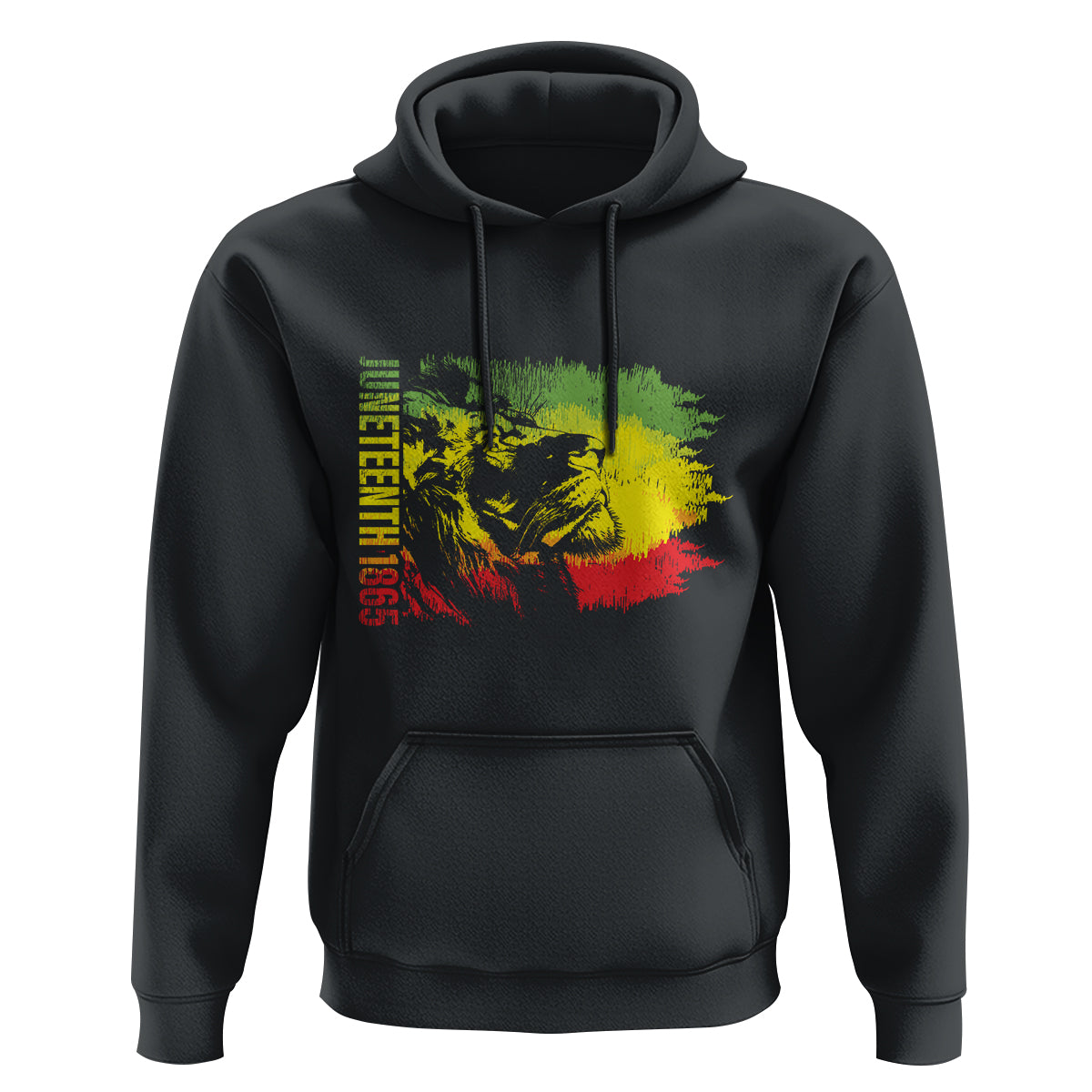 Juneteenth 1865 African American Lion King Hoodie - Wonder Print Shop