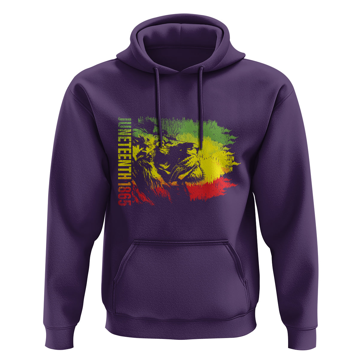 Juneteenth 1865 African American Lion King Hoodie - Wonder Print Shop