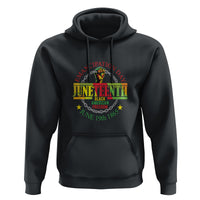 Juneteenth Hoodie Emancipation Day Black American Freedom June 19th 1865 - Wonder Print Shop