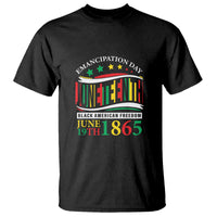 Juneteenth T Shirt Emancipation Day Black American Freedom June 19th 1865 - Wonder Print Shop