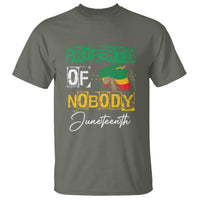 Juneteenth T Shirt Property Of Nobody Melanin Black Freedom - Wonder Print Shop