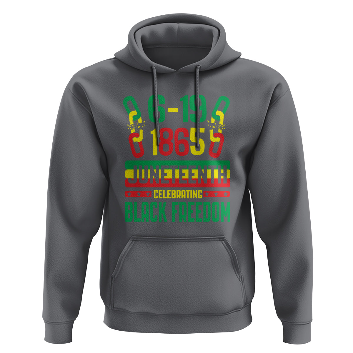 Juneteenth Celebrating Black Freedom 1865 African American Hoodie - Wonder Print Shop