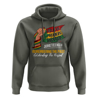 Juneteenth Hoodie Believe Achieve Succeed Remembering The Past Celebrationg The Present - Wonder Print Shop