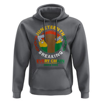 Juneteenth Hoodie Breaking Every Chain Since 1865 - Wonder Print Shop