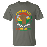 Juneteenth T Shirt Breaking Every Chain Since 1865 - Wonder Print Shop