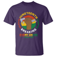 Juneteenth T Shirt Breaking Every Chain Since 1865 - Wonder Print Shop