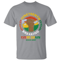 Juneteenth T Shirt Breaking Every Chain Since 1865 - Wonder Print Shop