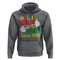 Juneteenth Hoodie Breaking Every Chain Since 1866 - Wonder Print Shop