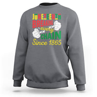 Juneteenth Sweatshirt Breaking Every Chain Since 1866 - Wonder Print Shop