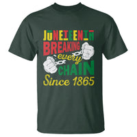 Juneteenth T Shirt Breaking Every Chain Since 1866 - Wonder Print Shop