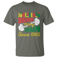 Juneteenth T Shirt Breaking Every Chain Since 1866 - Wonder Print Shop