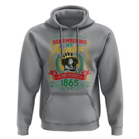 Juneteenth Hoodie Remembering My Ancestors Melanin Black Women - Wonder Print Shop