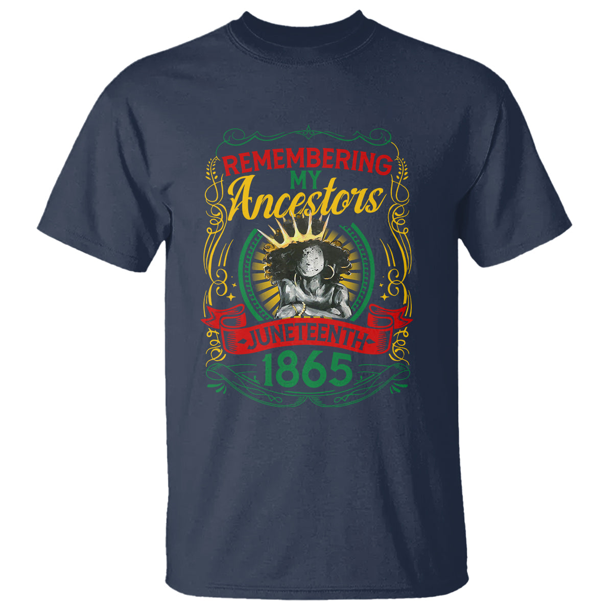 Juneteenth T Shirt Remembering My Ancestors Melanin Black Women - Wonder Print Shop