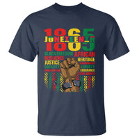 Juneteenth T Shirt 1865 Black Freedom African Resilience Remembrance - Wonder Print Shop
