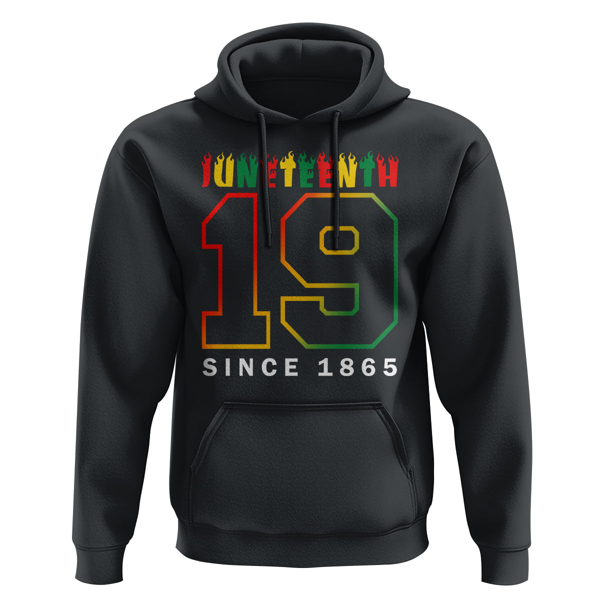 Juneteenth Hoodie 19th 1865 Melanin Black Freedom - Wonder Print Shop