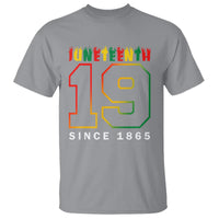 Juneteenth T Shirt 19th 1865 Melanin Black Freedom - Wonder Print Shop