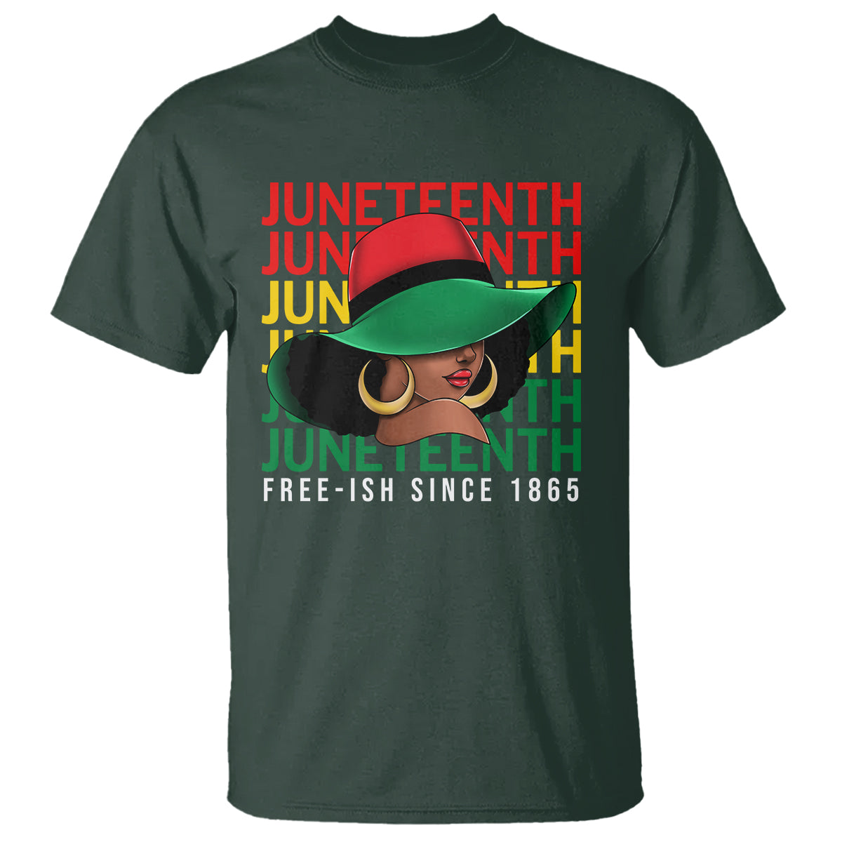Juneteenth T Shirt Freeish Since 1865 Melanin Black Women - Wonder Print Shop