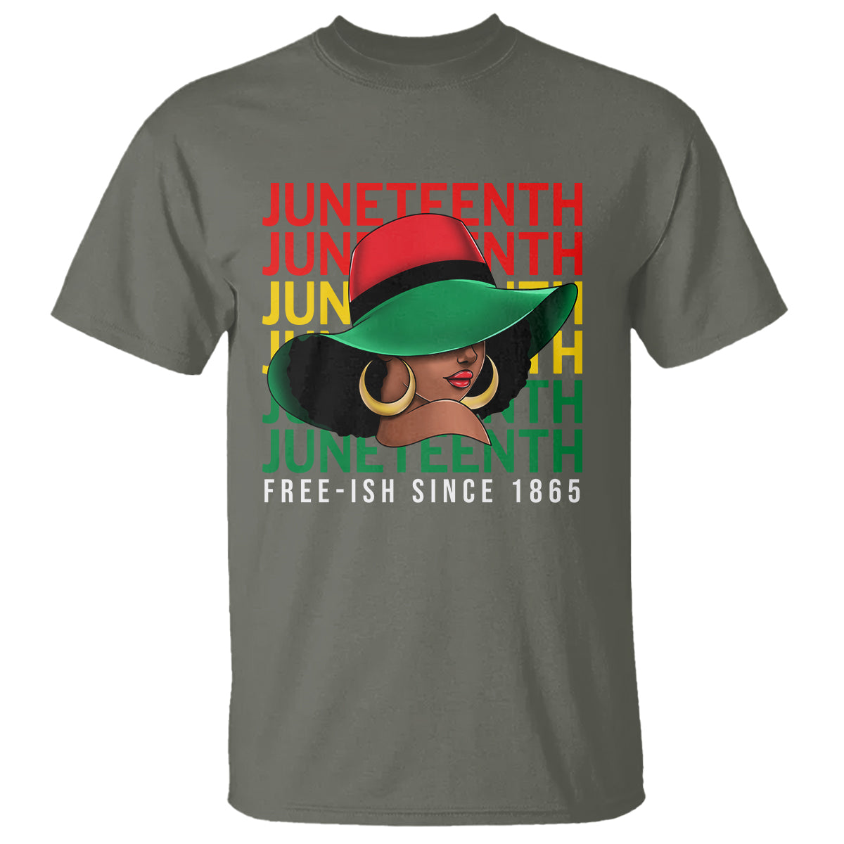 Juneteenth T Shirt Freeish Since 1865 Melanin Black Women - Wonder Print Shop
