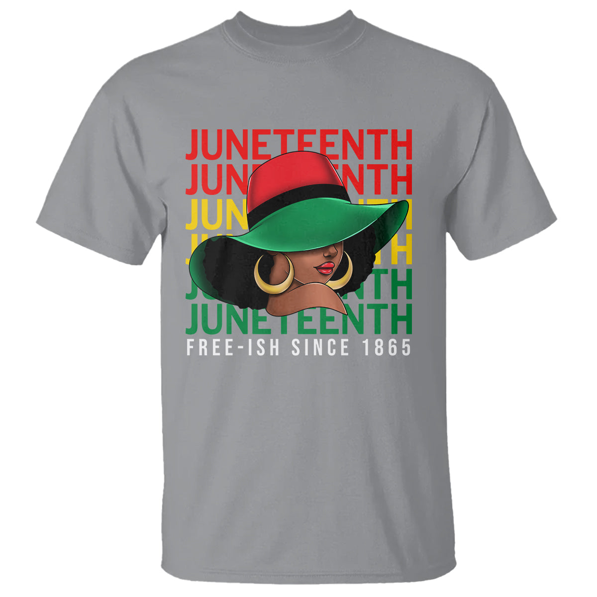 Juneteenth T Shirt Freeish Since 1865 Melanin Black Women - Wonder Print Shop