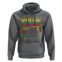 Juneteenth Hoodie Black King Nutritional Facts - Wonder Print Shop