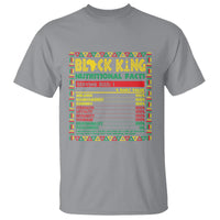 Juneteenth T Shirt Black King Nutritional Facts - Wonder Print Shop