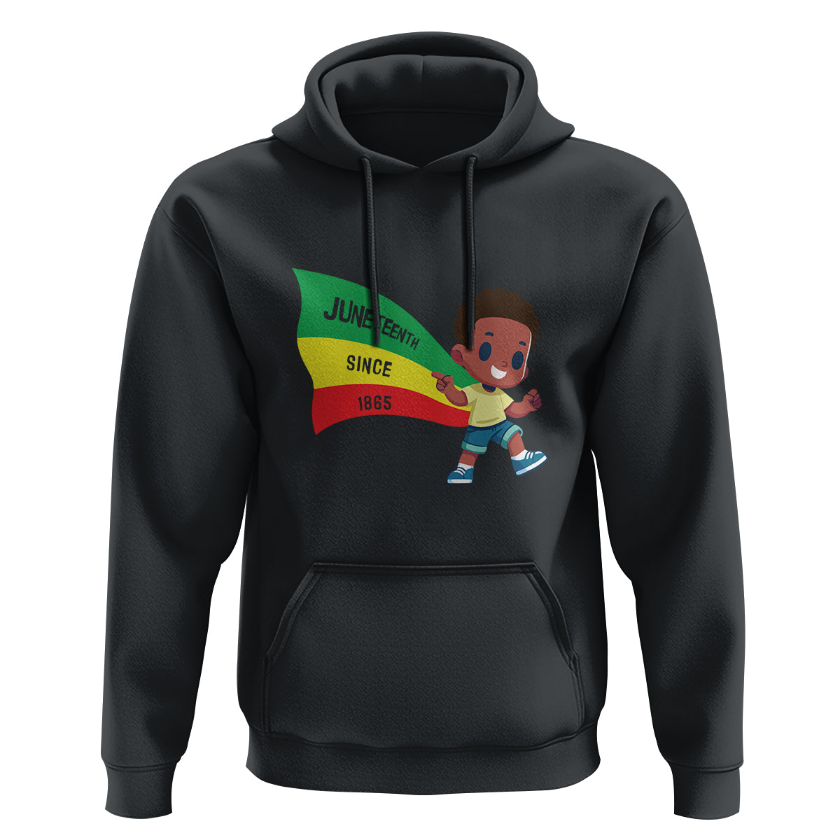 Juneteenth 1865 Cool Melanin Black Boys Kids Hoodie - Wonder Print Shop