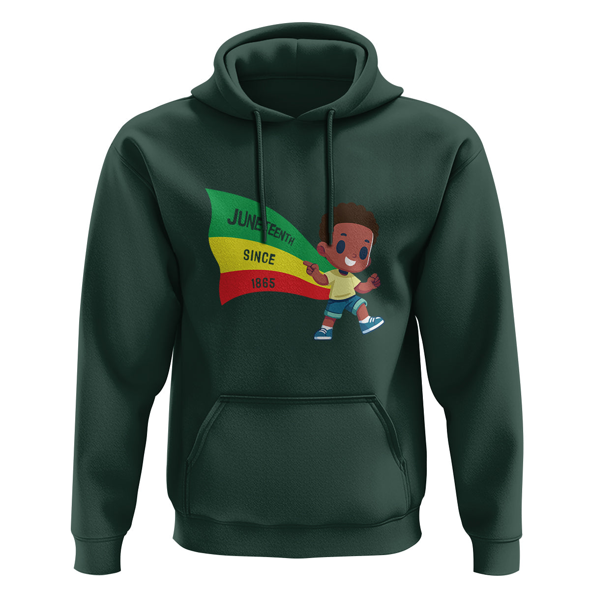 Juneteenth 1865 Cool Melanin Black Boys Kids Hoodie - Wonder Print Shop