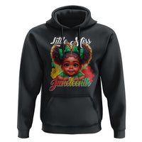 Little Miss Juneteenth Hoodie Cute Melanin Black Girls Kids - Wonder Print Shop