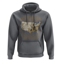The Cicada Reunion U.S Tour 2024 Hoodie States Of Cicada Double Brood XIII & XIX American Map - Wonder Print Shop