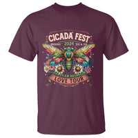 Cicada Fest 2024 T Shirt Broods XIII & XIX 221 Year Reunion Tour - Wonder Print Shop