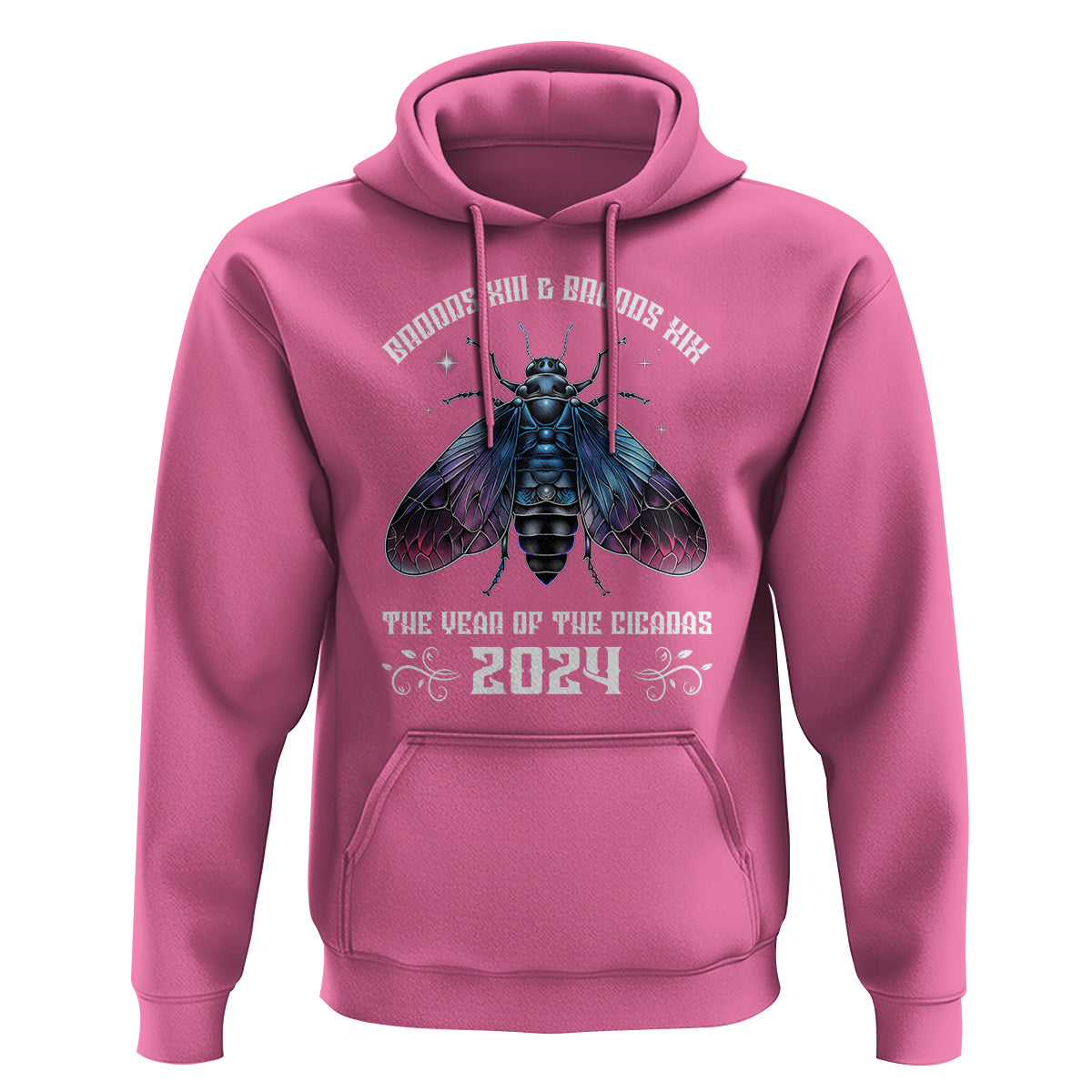 Cicada Lover Hoodie Broods XIII & XIX The Year Of The Cicadas 2024 - Wonder Print Shop