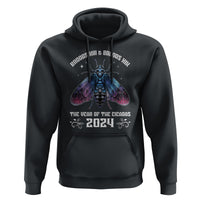 Cicada Lover Hoodie Broods XIII & XIX The Year Of The Cicadas 2024 - Wonder Print Shop