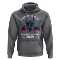 Cicada Lover Hoodie Broods XIII & XIX The Year Of The Cicadas 2024 - Wonder Print Shop