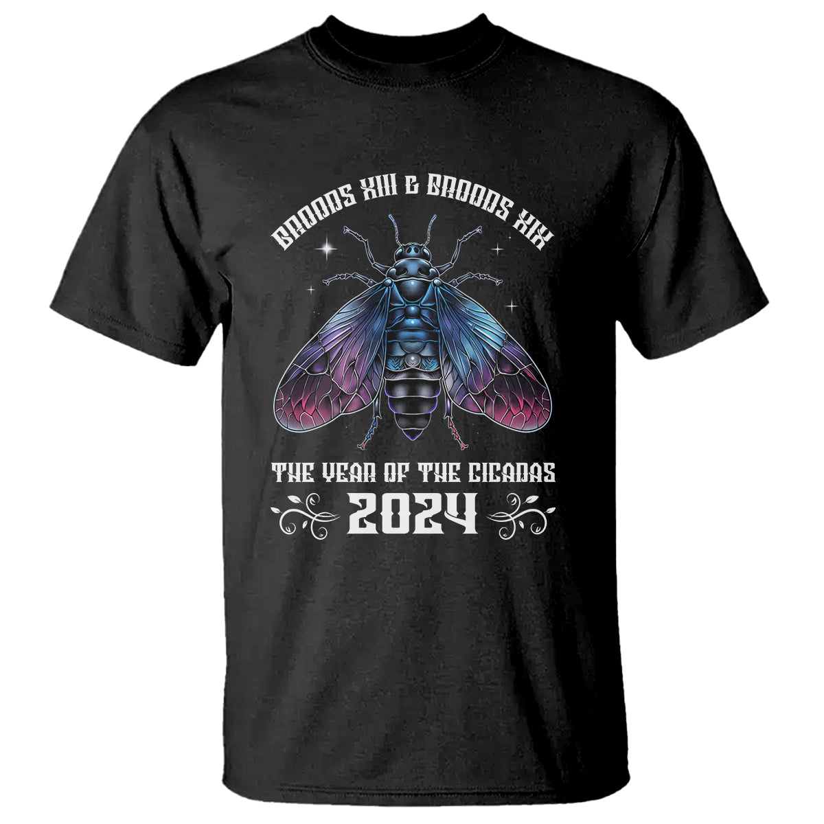 Cicada Lover T Shirt Broods XIII & XIX The Year Of The Cicadas 2024 - Wonder Print Shop