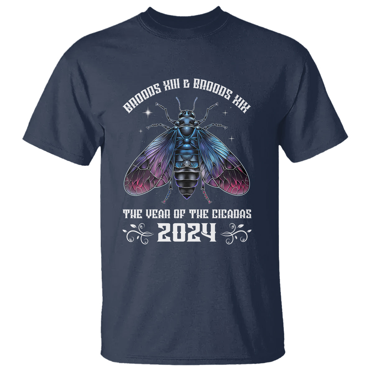 Cicada Lover T Shirt Broods XIII & XIX The Year Of The Cicadas 2024 - Wonder Print Shop