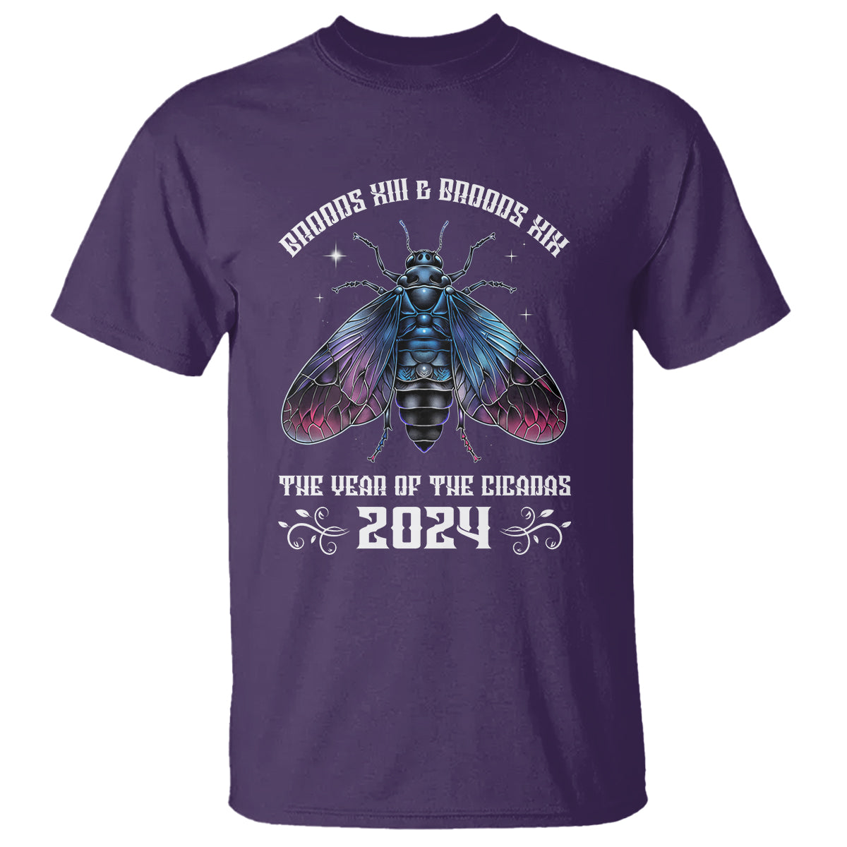 Cicada Lover T Shirt Broods XIII & XIX The Year Of The Cicadas 2024 - Wonder Print Shop