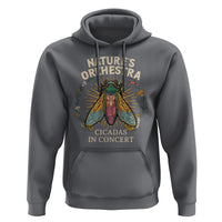 Cicada Lover Hoodie Nature's Orchestra Cicadas Concert - Wonder Print Shop